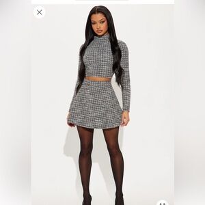 Fashion Nova skirt set